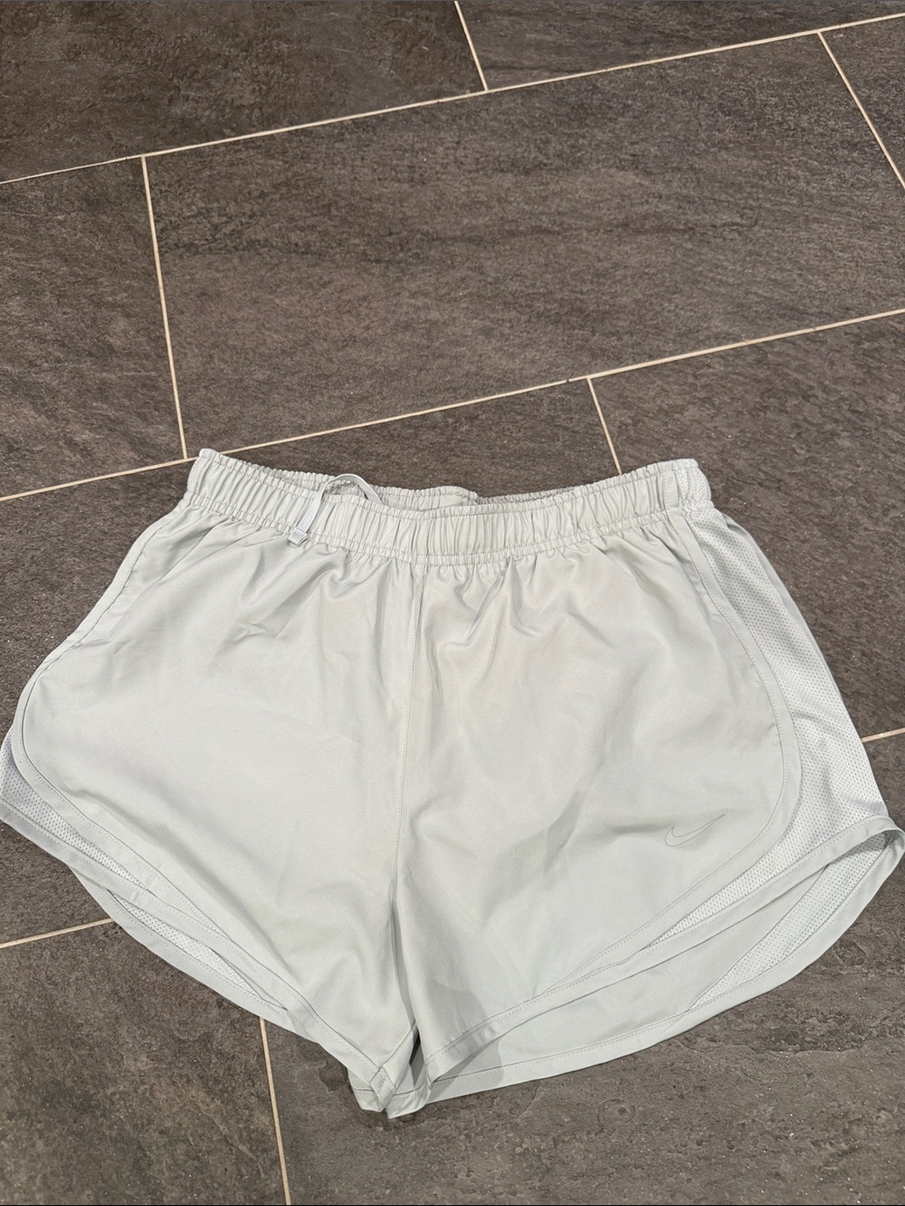 Nike Women’s Pale Gray Athletic Running Shorts